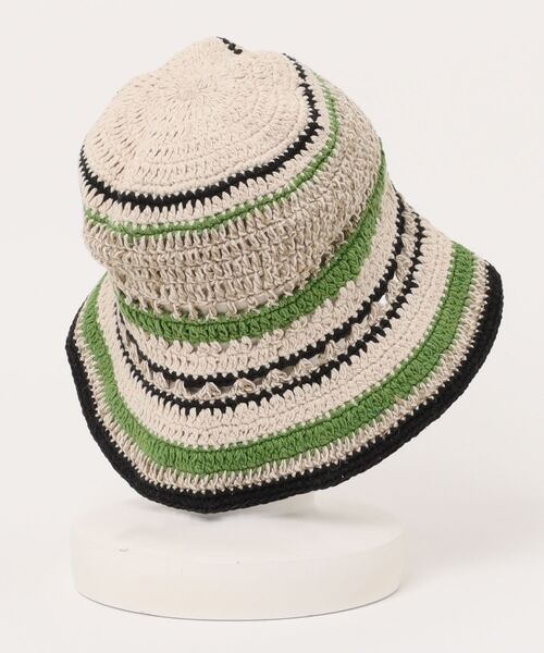 チャイハネ（チャイハネ）の「【チャイハネ】ババリ手編みヘンプコットンハット（ハット・レディース・ホワイト・FREE）」の3枚目の写真