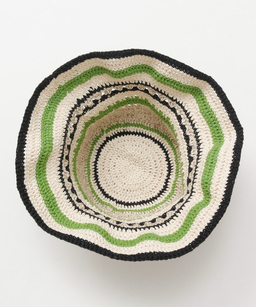 チャイハネ（チャイハネ）の「【チャイハネ】ババリ手編みヘンプコットンハット（ハット・レディース・ホワイト・FREE）」の4枚目の写真