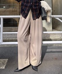 Jena espace merveilleux | ループ付きトロミワイドパンツ(その他パンツ)