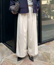 Jena espace merveilleux | ループ付きトロミワイドパンツ(その他パンツ)