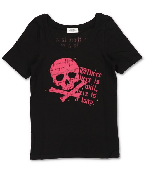 半袖Tシャツ/スカルロゴ（Tシャツ/カットソー）｜SPINNS