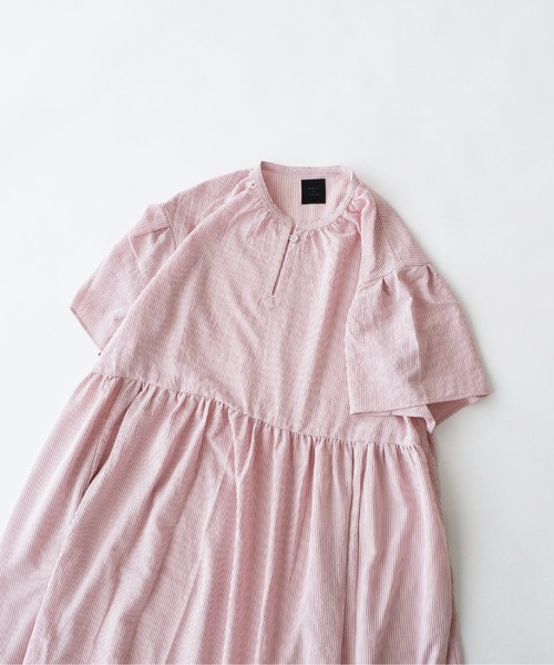 【美品】オオカミとふくろう オオカミと月の庭のピィーク ストライプ ワンピース 30%OFF】オオカミとフクロウ オオカミと月灯りのかぐや