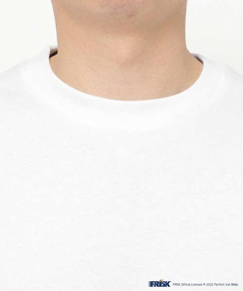 FOUND GOOD（ファウンドグッド）の「FRISKコラボTシャツ　バックプリント（Tシャツ/カットソー・メンズ・ホワイト系1/ブラック・XL/L/M）」の6枚目の写真
