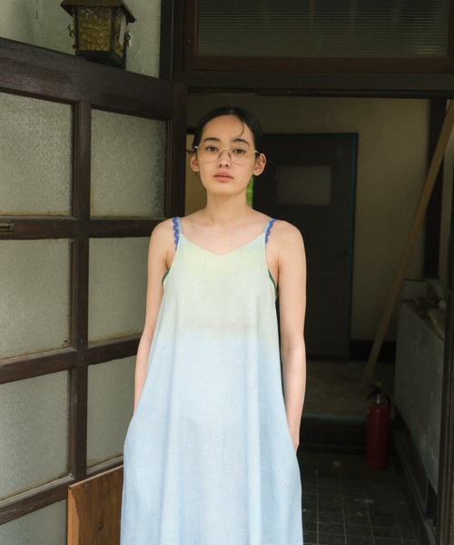 PAMM（パム）の「汽水域のキャミソールワンピース（ワンピース・レディース・パープル/ライトブルー・フリー）」の5枚目の写真