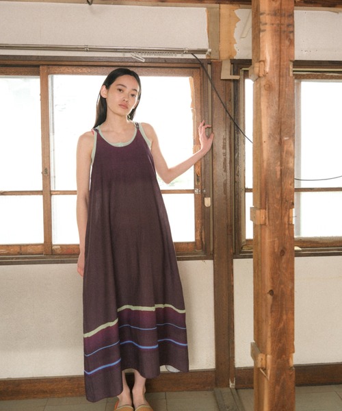 PAMM（パム）の「汽水域のキャミソールワンピース（ワンピース・レディース・パープル/ライトブルー・フリー）」の19枚目の写真