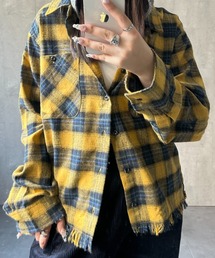 チカキサダ チェックブラウス 黄色 楽天市場】トップス シャツ ブラウス チュニック SO[] エスオー