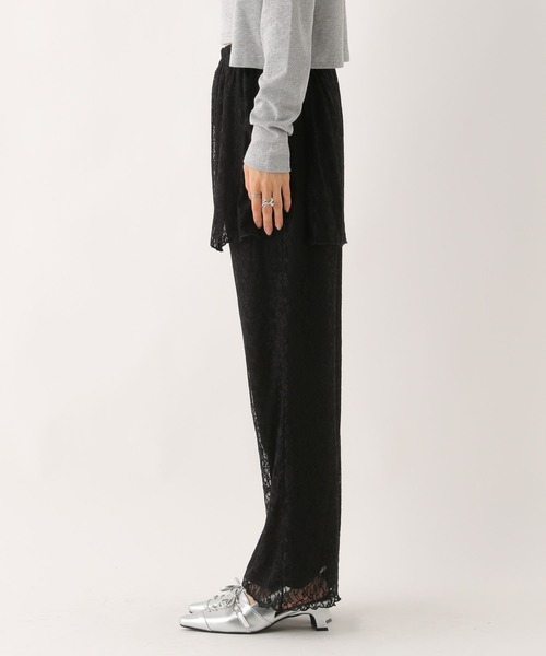 Heather（ヘザー）の「レイヤードレースパンツ2P　581476（その他パンツ・レディース・ホワイト/ブラック・FREE）」の18枚目の写真
