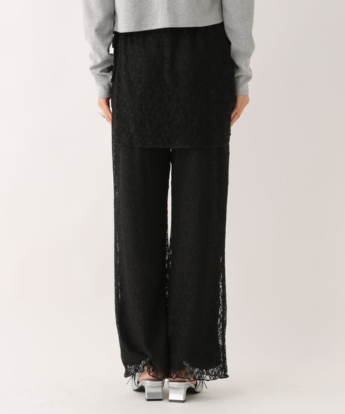 Heather（ヘザー）の「レイヤードレースパンツ2P　581476（その他パンツ・レディース・ホワイト/ブラック・FREE）」の17枚目の写真