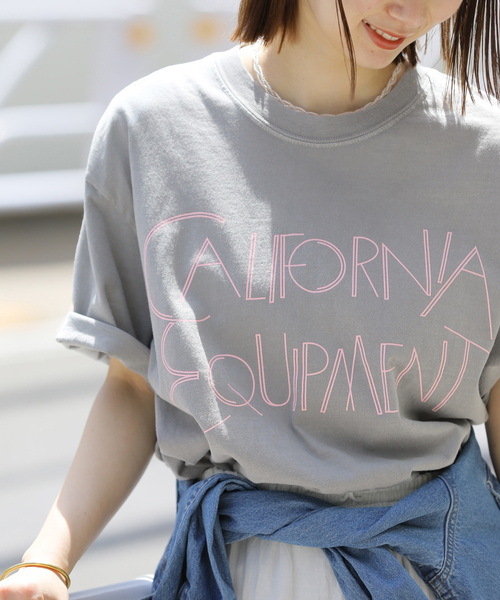THE DAY ON THE BEACH(ザデイオンザビーチ)の「《追加》【THE DAY ON THE BEACH】カットオフTシャツ(Tシャツ/カットソー・レディース・ブラック×ブラック/ホワイト×ホワイト/ブラウン/ライトグレー・FREE)」の22枚目の写真