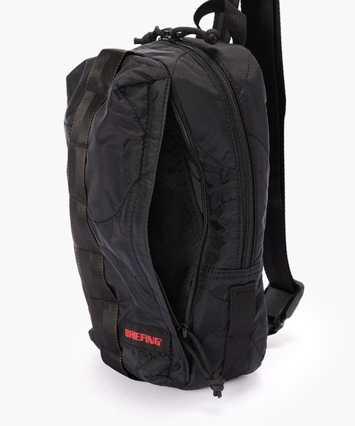 BRIEFING(ブリーフィング)の「BRIEFING/ブリーフィング QUILTED SLING WALKER ショルダーバッグ 2026年 夏 夏服(ショルダーバッグ・メンズ・ブラック/オリーブ・FREE)」の10枚目の写真