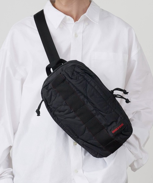 BRIEFING(ブリーフィング)の「BRIEFING/ブリーフィング QUILTED SLING WALKER ショルダーバッグ 2026年 夏 夏服(ショルダーバッグ・メンズ・ブラック/オリーブ・FREE)」の16枚目の写真