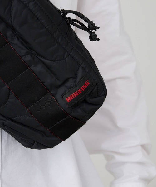 BRIEFING(ブリーフィング)の「BRIEFING/ブリーフィング QUILTED SLING WALKER ショルダーバッグ 2026年 夏 夏服(ショルダーバッグ・メンズ・ブラック/オリーブ・FREE)」の18枚目の写真