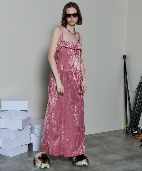 完売商品Tulle Ribbon Camisole Dress メゾンスペシャル MAISON SPECIAL（メゾンスペシャル）の「Tulle Ribbon Camisole