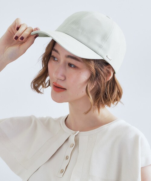 grove（グローブ）の「メタルプレートスウェード調キャップ（キャップ・レディース・ブラック/ブラウン系その他/グレー・00）」の10枚目の写真