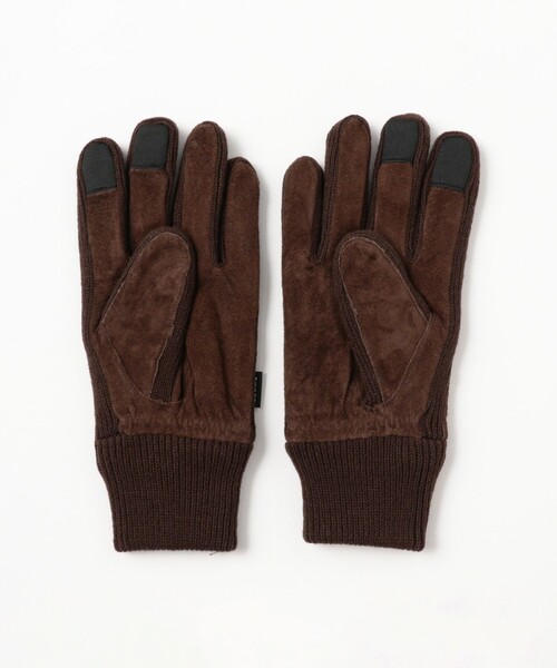 BEAMS（ビームス）の「スエード グローブ（タッチパネル対応）（手袋・メンズ・ネイビー/ブラウン/ブラック・ONE SIZE）」の6枚目の写真