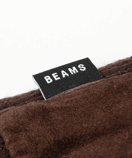 BEAMS（ビームス）の「スエード グローブ（タッチパネル対応）（手袋・メンズ・ネイビー/ブラウン/ブラック・ONE SIZE）」の8枚目の写真