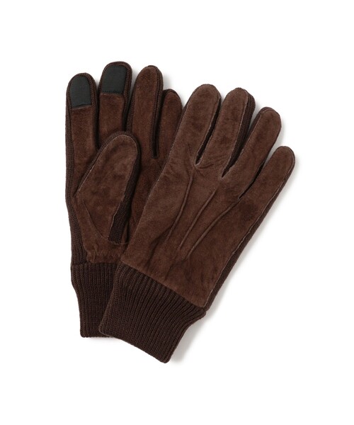 BEAMS（ビームス）の「スエード グローブ（タッチパネル対応）（手袋・メンズ・ネイビー/ブラウン/ブラック・ONE SIZE）」の15枚目の写真