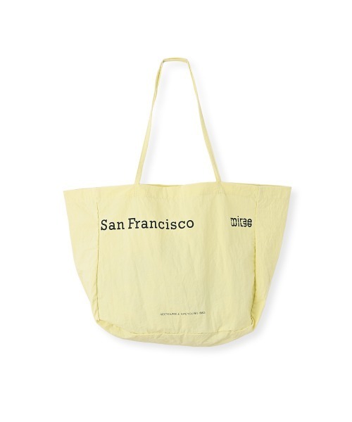 marjour（マージュール）の「BIG NYLON TOTE BAG（トートバッグ・レディース・レッド/ペールイエロー/ブルー・FREE）」の12枚目の写真