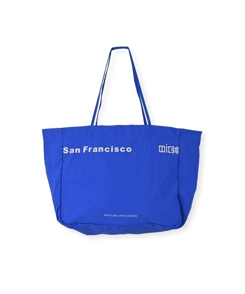 marjour（マージュール）の「BIG NYLON TOTE BAG（トートバッグ・レディース・レッド/ペールイエロー/ブルー・FREE）」の14枚目の写真