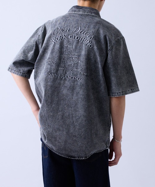 BENDAVIS別注】デニムライクシャツ（シャツ/ブラウス）｜BEN