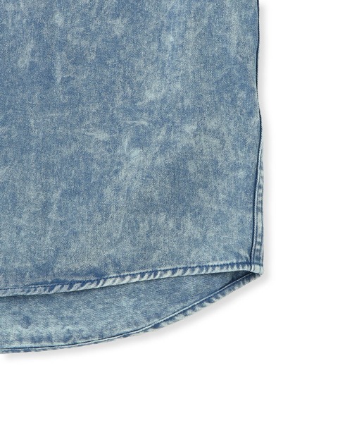 BEN DAVIS(ベンデイビス)の「【BENDAVIS別注】デニムライクシャツ(シャツ/ブラウス・メンズ・サックスブルー/グレー・L/LL/M)」の9枚目の写真