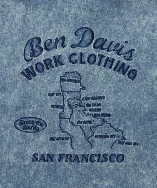 BEN DAVIS(ベンデイビス)の「【BENDAVIS別注】デニムライクシャツ(シャツ/ブラウス・メンズ・サックスブルー/グレー・L/LL/M)」の11枚目の写真