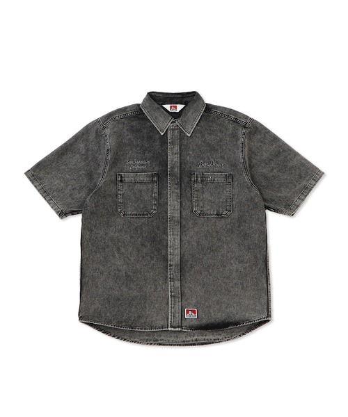 BEN DAVIS(ベンデイビス)の「【BENDAVIS別注】デニムライクシャツ(シャツ/ブラウス・メンズ・サックスブルー/グレー・L/LL/M)」の17枚目の写真