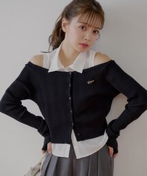 Chico | シャツレイヤード2way カーディガン(カーディガン/ボレロ)