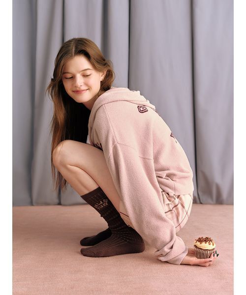 トラッドアイスクリームジャガードパーカー（ルームウェア/パジャマ