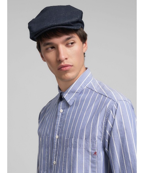 REPLAY（リプレイ）の「リラックスフィット ストライプコットンシャツ（シャツ/ブラウス・メンズ・ブルー・X-LARGE/LARGE/MEDIUM/SMALL）」の6枚目の写真