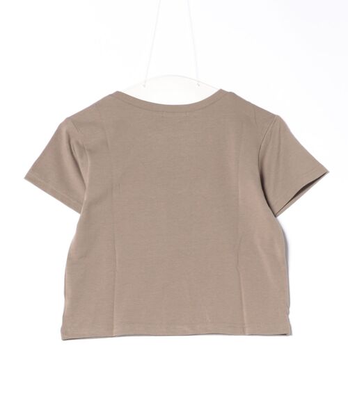 ANAP（アナップ）の「I LOVE ラメ プリント Tシャツ（Tシャツ/カットソー・レディース・ホワイト/ブラウン・FREE）」の3枚目の写真