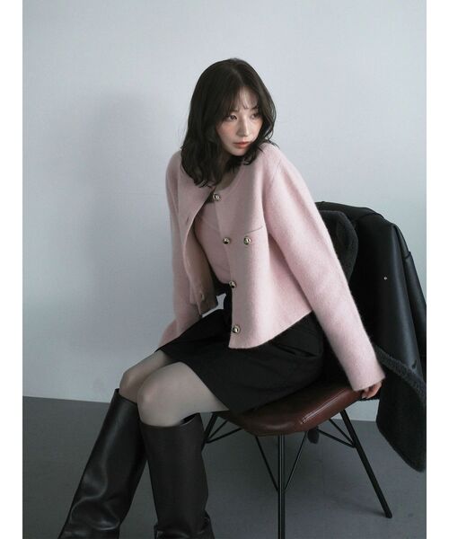 週末価格☆今期☆Manna マンナ ニットジャケット☆黒 週末価格☆今期