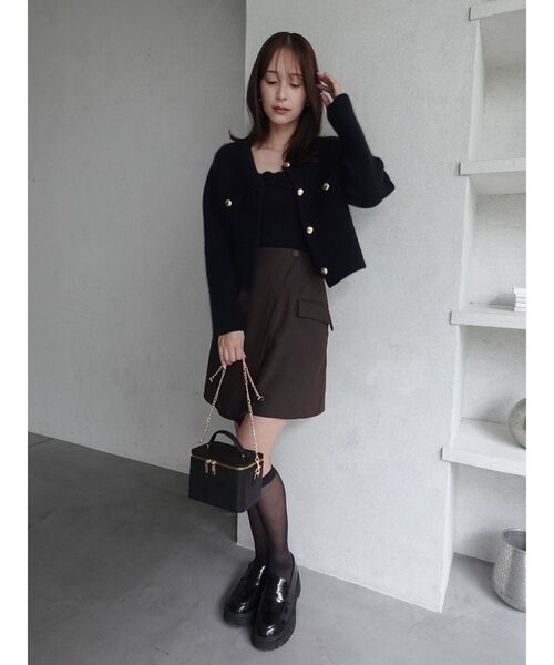 LAGUNAMOON（ラグナムーン）の「CHNラクーンニットジャケット（ノー