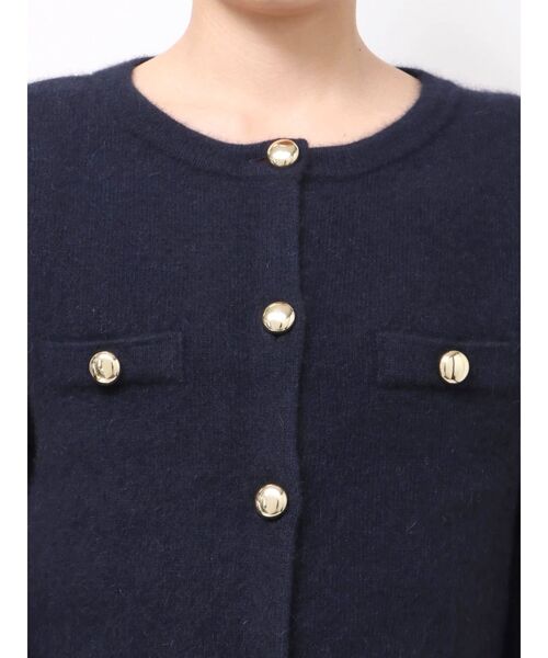 CHNラクーンニットジャケット（ノーカラージャケット）｜LAGUNAMOON