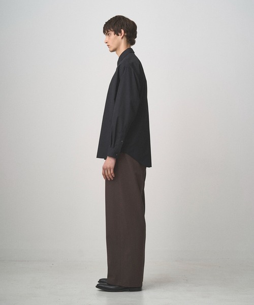 Juha(ユハ)の「COMPACT TWILL SHIRT(シャツ/ブラウス・メンズ・ホワイト/ブラック・3/4)」の6枚目の写真