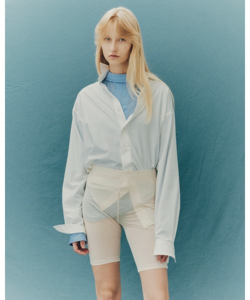 Juha(ユハ)の「COMPACT TWILL SHIRT(シャツ/ブラウス・メンズ・ホワイト/ブラック・3/4)」の3枚目の写真