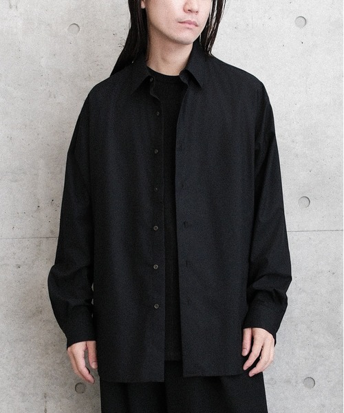 Juha(ユハ)の「COMPACT TWILL SHIRT(シャツ/ブラウス・メンズ・ホワイト/ブラック・3/4)」の12枚目の写真
