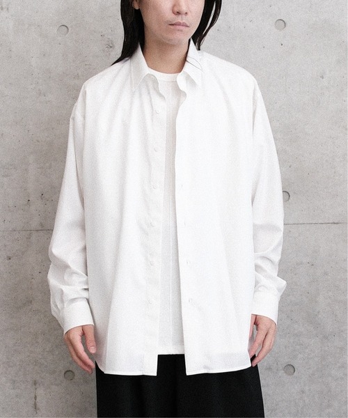 Juha(ユハ)の「COMPACT TWILL SHIRT(シャツ/ブラウス・メンズ・ホワイト/ブラック・3/4)」の13枚目の写真