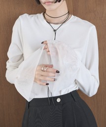 ベルスリーブ」に該当するレディースのTシャツ/カットソー（長袖