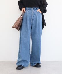 Sugar spoon | ・SUGAR SPOON デニムワイドパンツ(デニムパンツ)