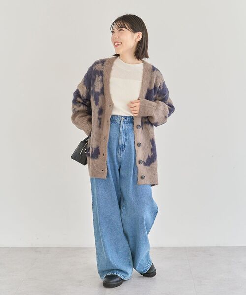 Sugar spoon（シュガースプーン）の「・SUGAR SPOON デニムワイドパンツ（デニムパンツ・レディース・インディゴブルー/パープル/ブラック・FREE）」の18枚目の写真