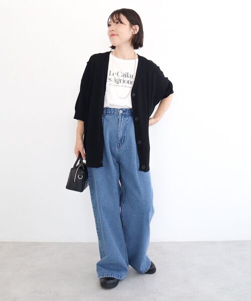 Sugar spoon（シュガースプーン）の「・SUGAR SPOON デニムワイドパンツ（デニムパンツ・レディース・インディゴブルー/パープル/ブラック・FREE）」の22枚目の写真