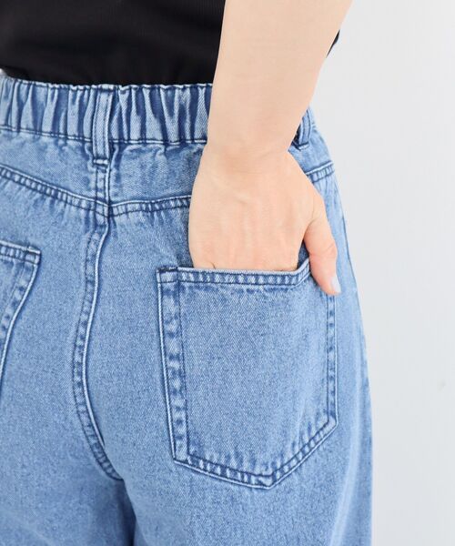 Sugar spoon（シュガースプーン）の「・SUGAR SPOON デニムワイドパンツ（デニムパンツ・レディース・インディゴブルー/パープル/ブラック・FREE）」の6枚目の写真