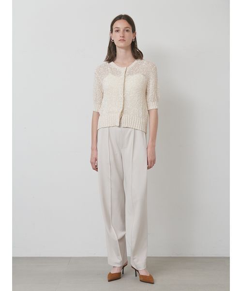 styling/（スタイリング）の「【セットアップ対応】ジョーゼットドレープパンツ（その他パンツ・レディース・ブラック/ライトベージュ/グリーン・0/1）」の15枚目の写真