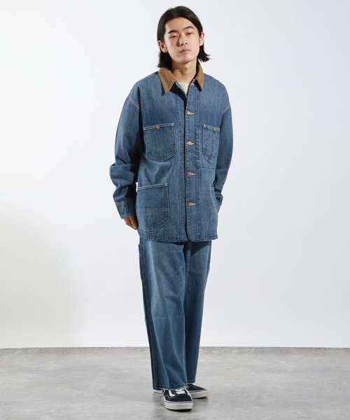 Lee（リー）の「【Lee(リー)】別注バギーデニムパンツ[セットアップ可]（デニムパンツ・メンズ・ブラック/ブルー・MEDIUM/LARGE）」の5枚目の写真