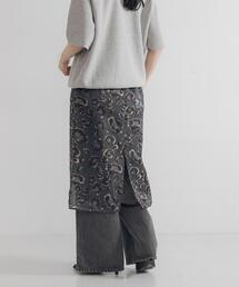 URBAN RESEARCH | レオパードプリントレイヤードスカート(スカート)