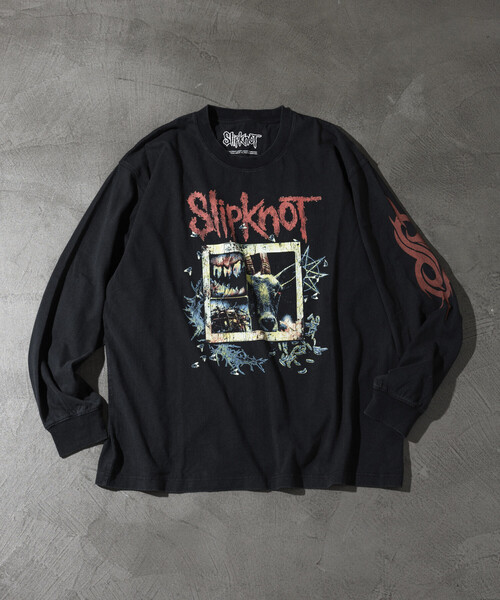 Slipknot スカルグラフィック ロンT 90's 00's FREAK'S STORE tシャツ 「EXCLUSIVE」ヴィンテージライク