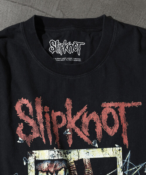EXCLUSIVE】ヴィンテージライク Slipknot グラフィックロンT