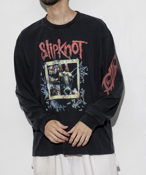 EXCLUSIVE】ヴィンテージライク Slipknot グラフィックロンT