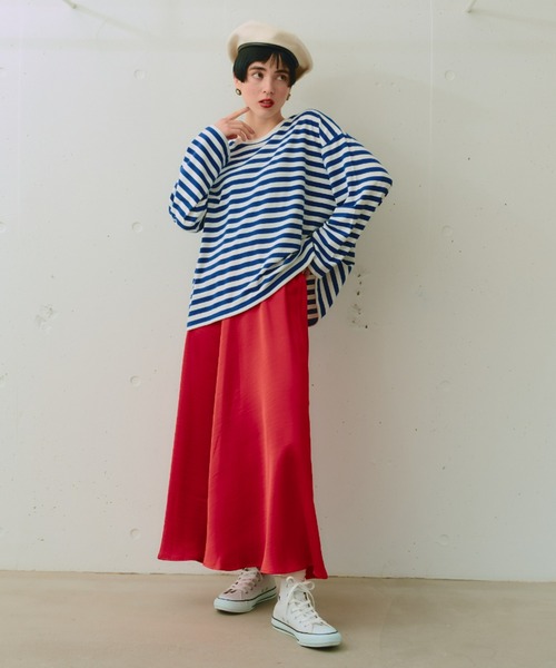 manana suerte（マニャーナスエルテ）の「ロングスカート（スカート・レディース・ブラック・FREE）」の4枚目の写真